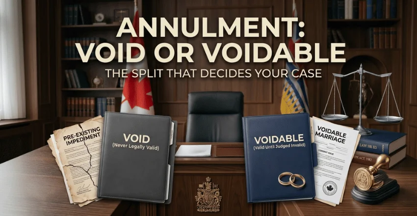 Annulment: Void or Voidable, the Split That Decides Your Case