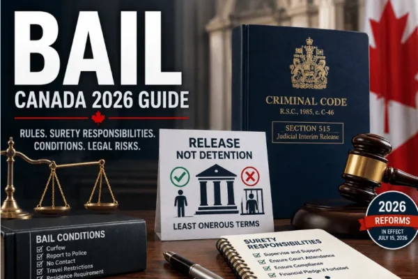 Bail in Canada After Bill C-14: The Rules in Force Since 15 July 2026