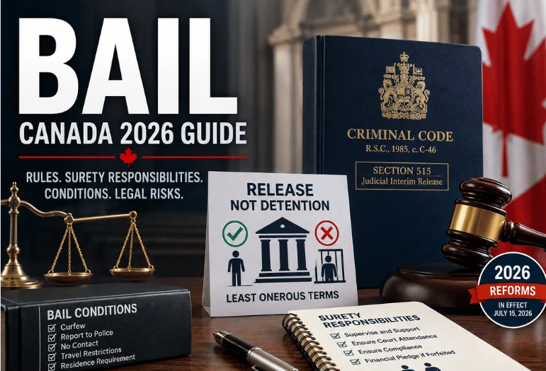 Bail in Canada After Bill C-14: The Rules in Force Since 15 July 2026