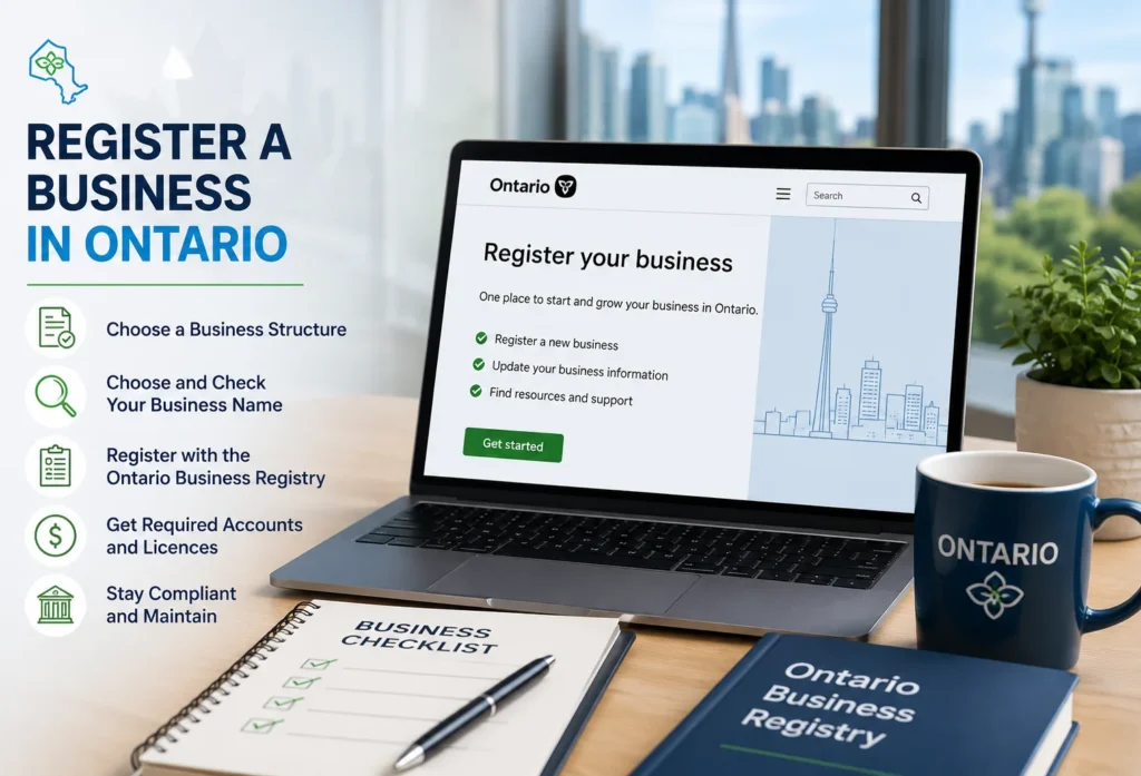 Register a Business in Ontario: A Complete Guide to 8 Steps, 2026 Fees & Requirements 