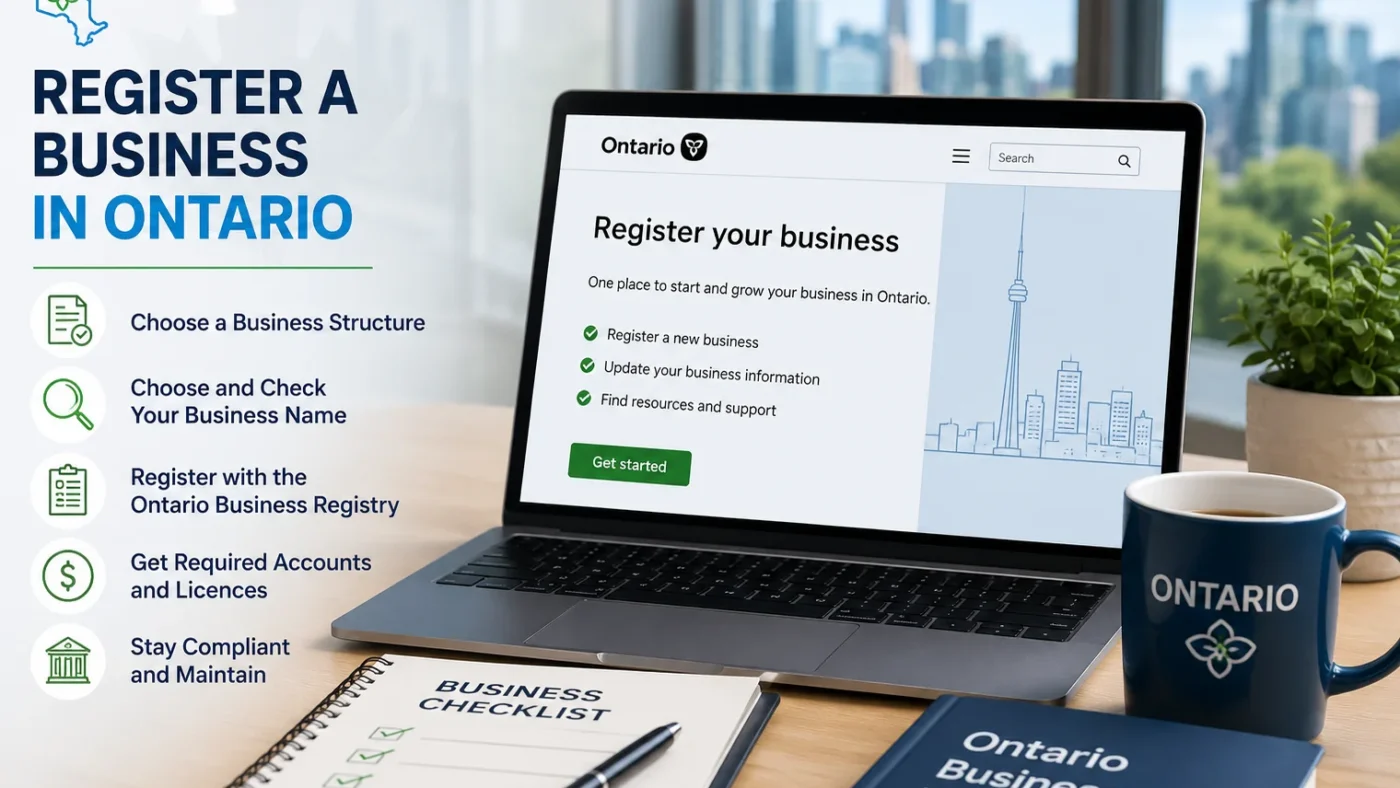 Register a Business in Ontario: A Complete Guide to 8 Steps, 2026 Fees & Requirements 