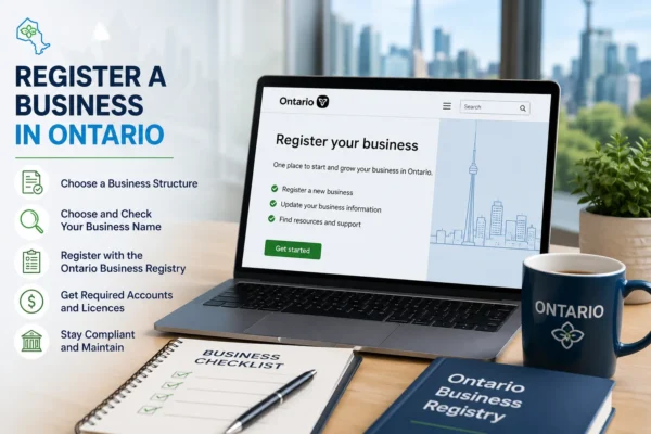 Register a Business in Ontario: A Complete Guide to 8 Steps, 2026 Fees & Requirements 