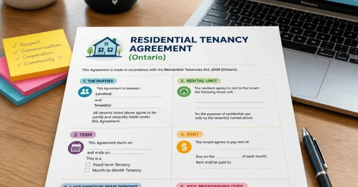 Residential Tenancy Agreement Ontario