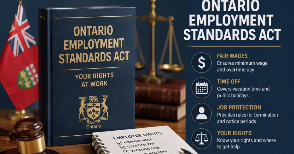 Ontario Employment Standards Act 2026: Who It Covers, Minimum Wage, Overtime, Vacation, Holidays