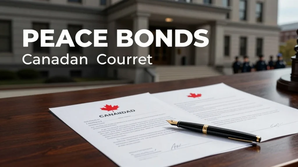 Peace Bond Canada: What It Costs, Conditions, Rules & Risks
