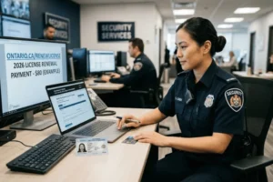 Renew Security License in Ontario
