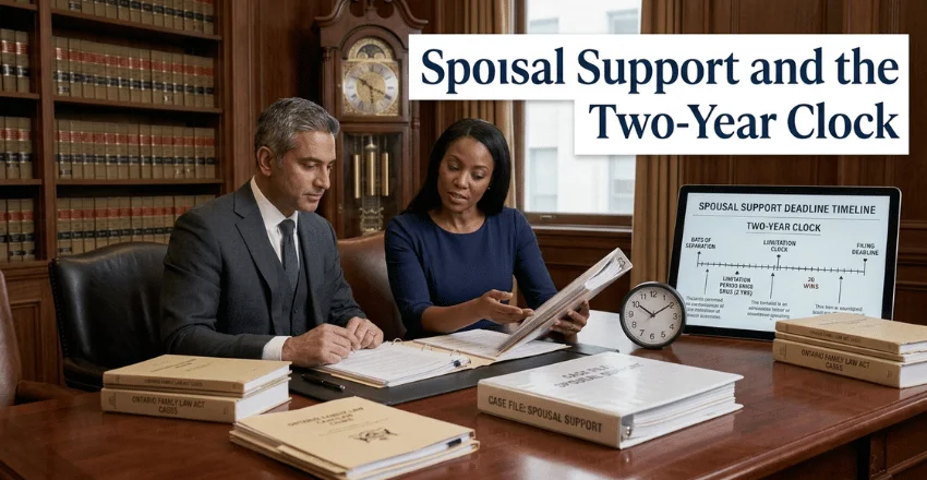 Spousal Support and the Two-Year Clock