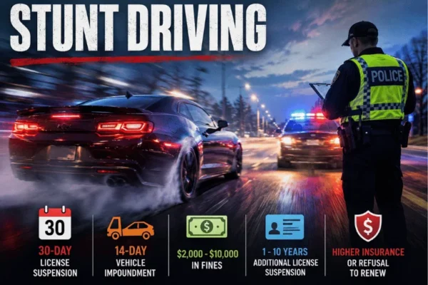 Stunt Driving: A Complete Guide to the First 30 Days, Penalties, License Suspension & Legal Options 