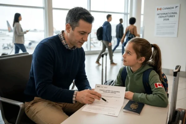 Travel Consent Form for Minor PDF: Canada’s 2026 Guide to Consent Letters, Notarization & Border Rules