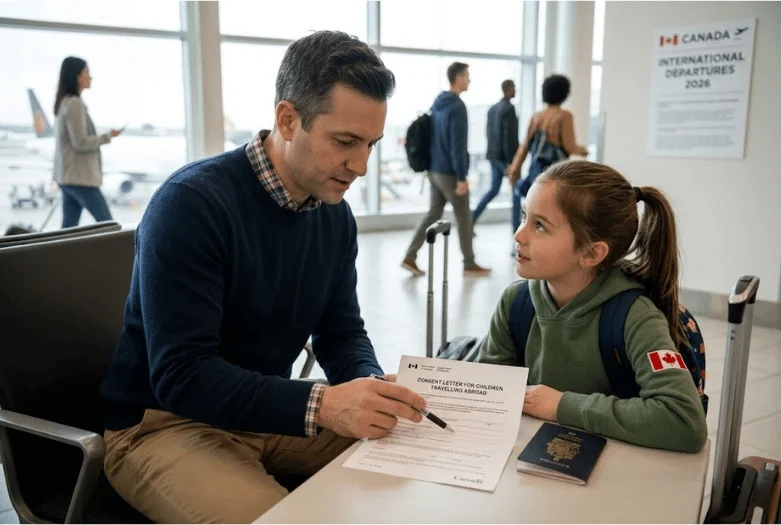 Travel Consent Form for Minor PDF: Canada’s 2026 Guide to Consent Letters, Notarization & Border Rules