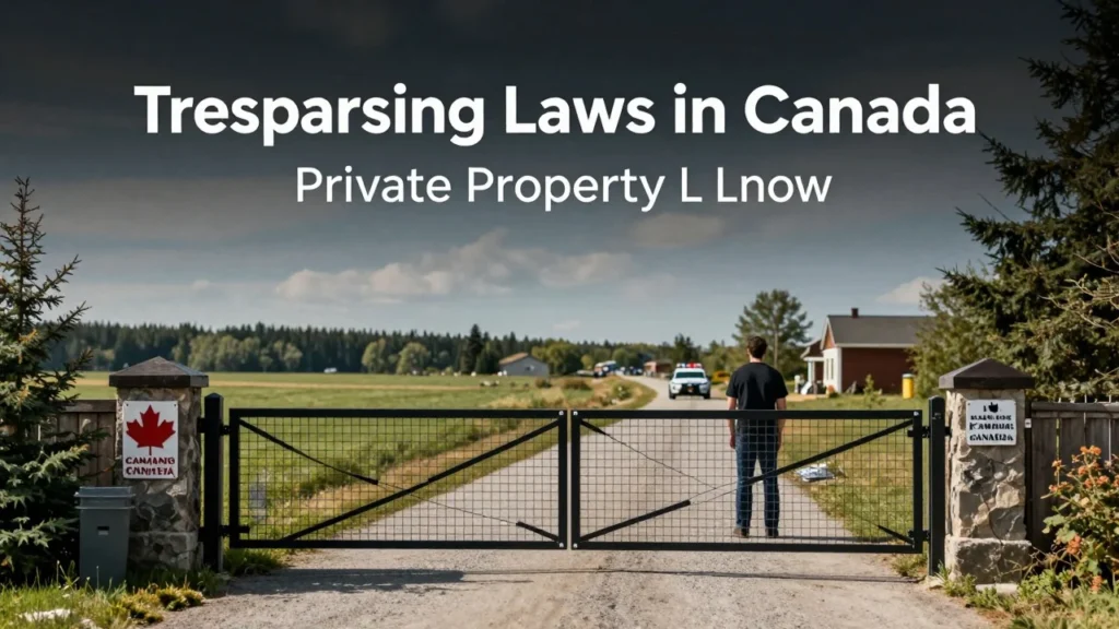Trespassing in Canada: 2026 Fines, Provincial Rules & Penalties