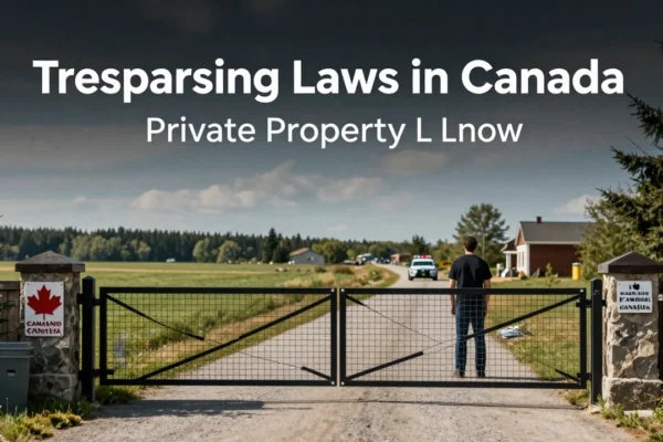 Trespassing in Canada: 2026 Fines, Provincial Rules & Penalties