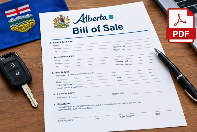 Alberta Bill of Sale PDF: A Complete Guide to Required Details, Download Steps, and Registration Checklist