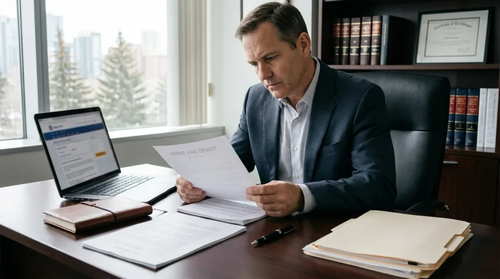 Cease and Desist in Canada: What the Letter Means, When to Use One, and How to Respond